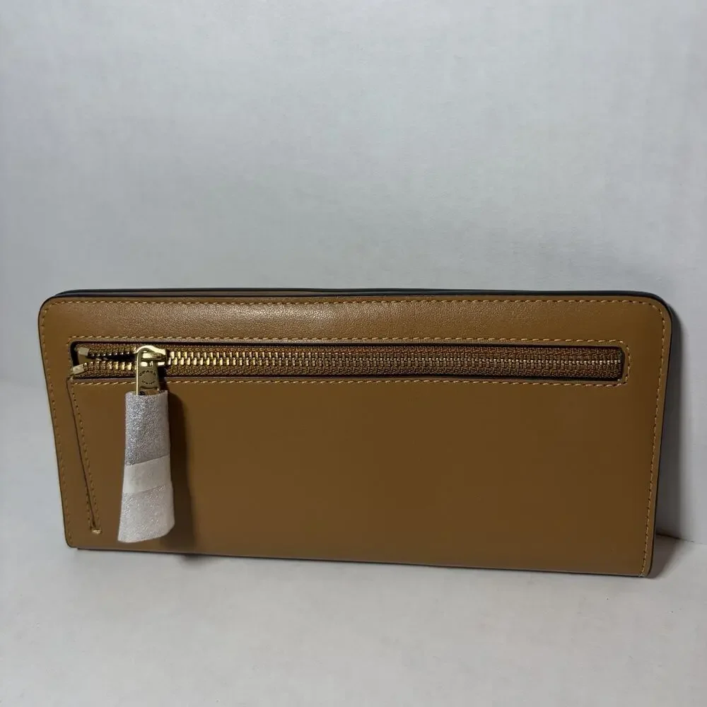 Women’s Coach Essential Slim Wallet Honey Brown - Picture 2 of 4